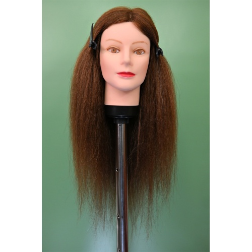 Голова манекена из 100% натуральных волос с натуральными волосами