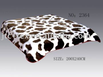 Acrylic Mink Blanket raschel blanket