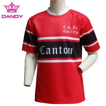 Maglia da rugby sportiva personalizzata in stile unico