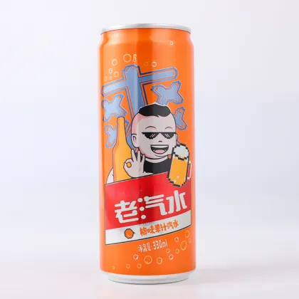 Orange - Flavored Fruit Juice Soda