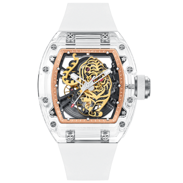 Corak harimau cronusart terbaik menjual jam tangan mekanikal dan kristal untuk lelaki dengan ciri -ciri bercahaya