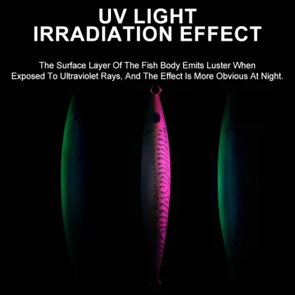 3D Printing UV Luminous Slow Pitch Jigging Lures - Metal Jigs for Saltwater Fishing