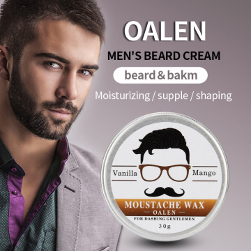 Men Beard Balm Beard Growth Gel Mustache Wax For Styling Beeswax Moisturizing Beard Conditioner Balm Natural Beard Hair Care