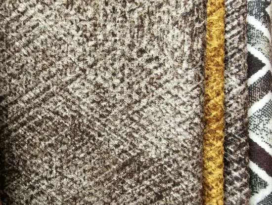Knitted 100% Polyester Printed Embossed Fabric for Sofa