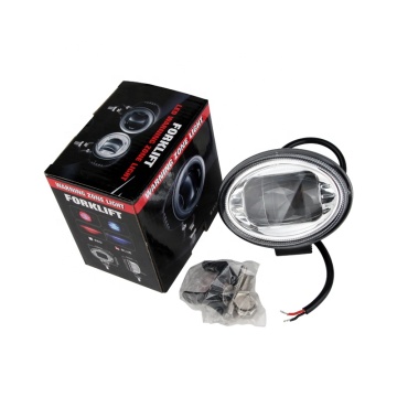 Tuff Plus LED Warning Lights: Blue, Green, Orange Illumination for Forklift Trucks