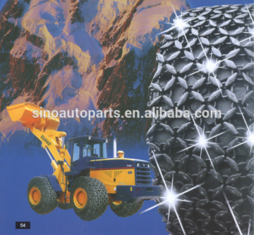 ENGINEERING MACHINE TYRE PROTECTION CHAIN A6/A8 SERIES FOR CAT966/980/988/992 KLD85/95/110Z/WA400/600 ZL20-90 WHEEL LOADER