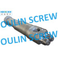 Twin Conical Screw and Barrel for Hans Weber Extrusion, Window Profile, Pipe, WPC, Granulation