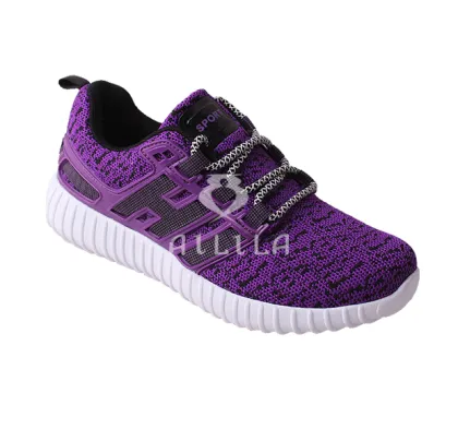 Casual knit children runnig shoes