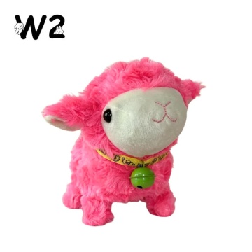 Walking Rose Bell Lamb Sound Stuffed Doll Toy