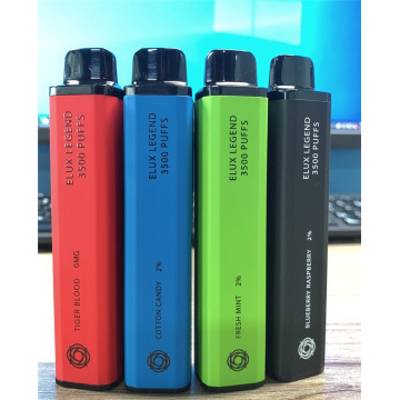 퍼프 바 엘룩 전설 3500 퍼프 일회용 vapes