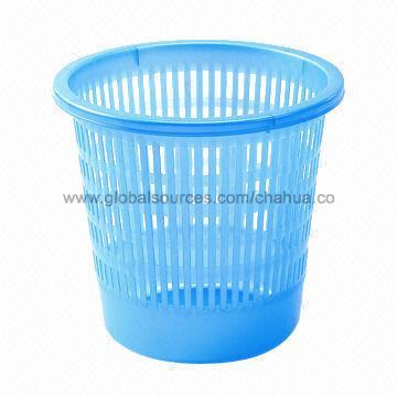 Plastic Trash Can, Durable, Ideal for Home/Hotel Use, Made of PP, Sized 28 x 26.5cm