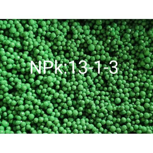 Fertilizante orgânico granular preto npk