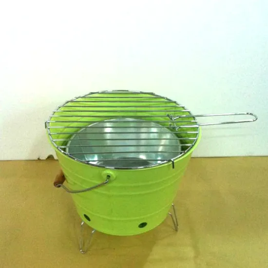 Charcoal Bucket Bbq 12 Inch Grill Barbecue Hanging Wok Stove Bucket Charcoal Barbecue Grill