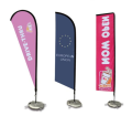 Banner personalizzati con bandiera piuma a buon mercato