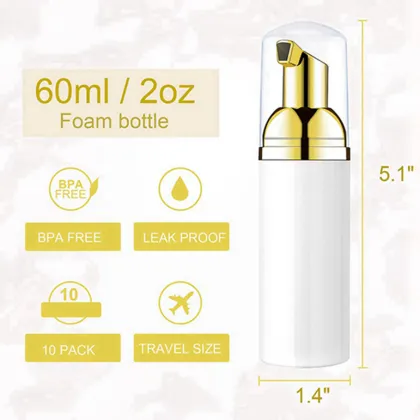 50ml Plastic Foaming Pump Bottles