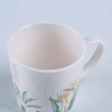 melamine mark cup with handle