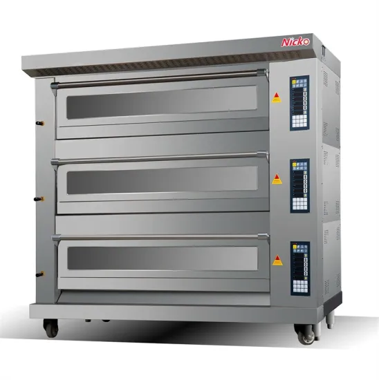 Wholesale High Efficiency Kitchen Appliances 3 Decks 6 Trays Electric Deck Baking Oven for Pizza Bread