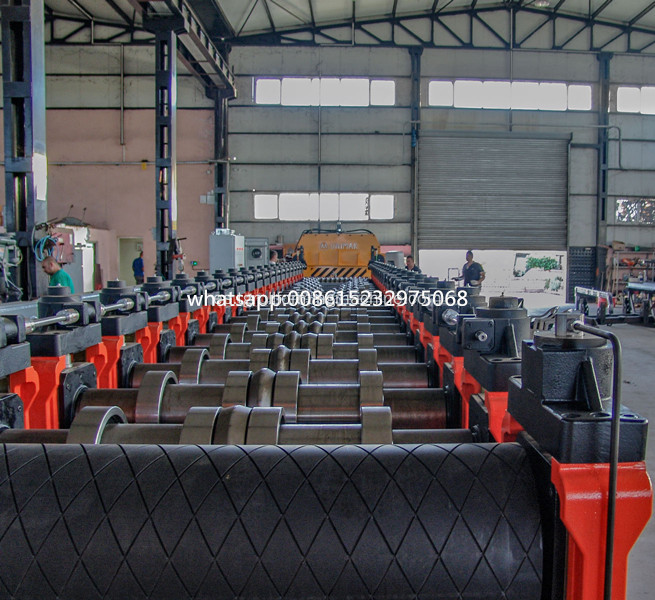 Ensamblado Culvert Pipe Corrugated Panel Machine