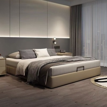 Wholesale Cheap Luxury Californian Platform Bed Frame with Storage