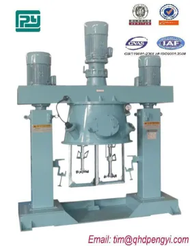 Strength power dispersing machine for paste material