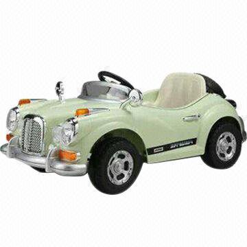 Ride-on car, comes in light green color