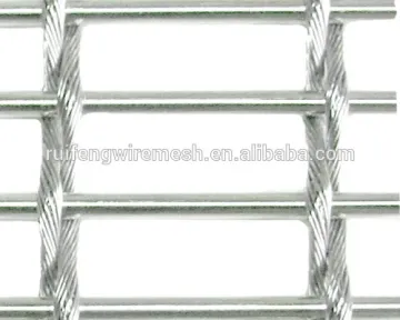 Stainless Steel Mesh Partitions Made with Cable Wire and Metal Ro