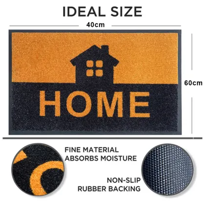 Absorbent Welcome Mats: Indoor Rugs and Door Mats for Household Water Absorption