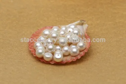 Nature Fresh Water Pearl by strand