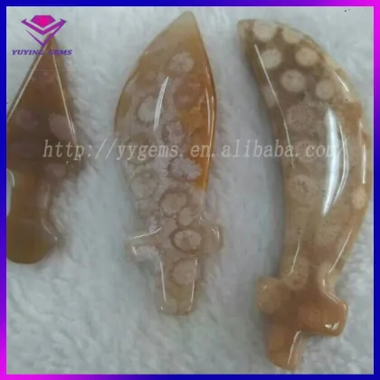 Beautiful Figured Coral Jade Beads Strand Natural Gem for Sale in China