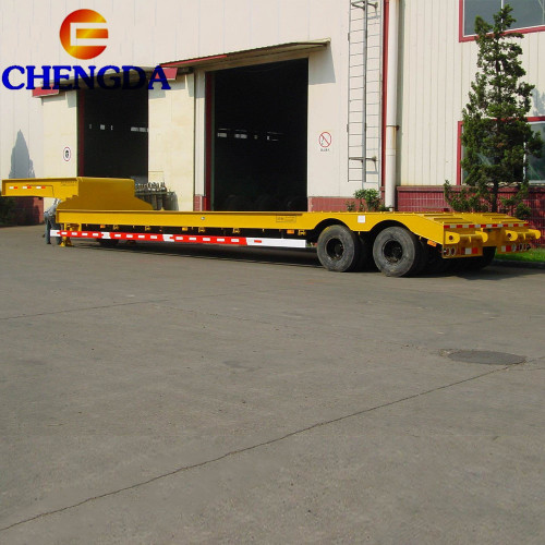 2 Lines 4 Axles Lowbed Semi Trailer