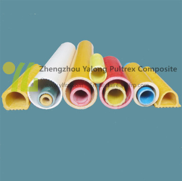 Factory Customized FRP Pultrusion Hollow Rroducts Fiberglass Resin Profiles