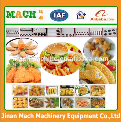 Breaded Mozzarella Cheese Sticks breading machine