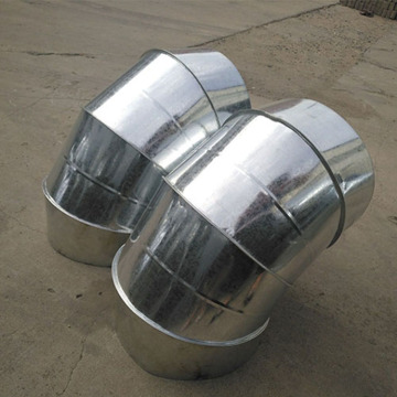 Standard Spiral Pipe Duct Elbow For Ventilation