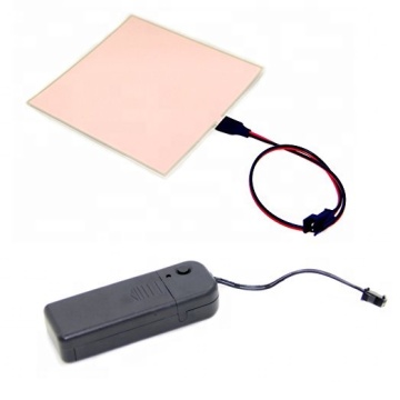 12V EL Panel Electroluminescent Light with Inverter - Cuttable Paper Neon Sheet