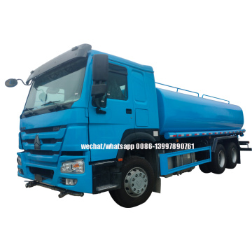 SINOTRUCK HOWO 6X4 18000 litros Water Bowser Truck