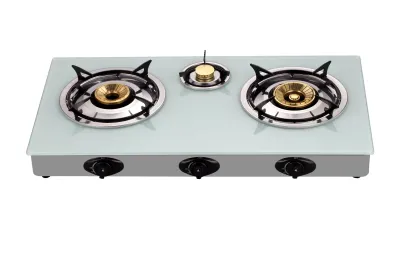 Glass Desktop 3 Burner Gas Stove