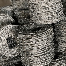 Single Twist Galvanized Steel Barbed Wire Razor Wire