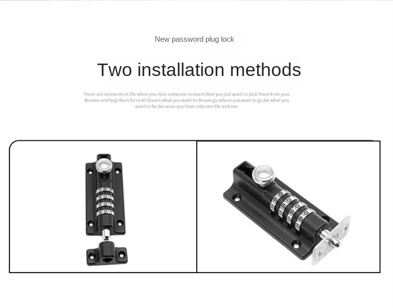 2 Password cabinet lock
