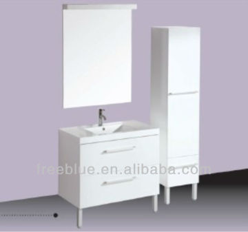 MDF bathroom vanity with resin basin
