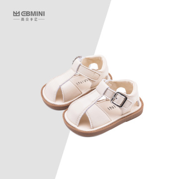 Summer Tip-Binding Non-Slip Soft-Sole Shoes and Casual Toddler Sandals for Little Girls