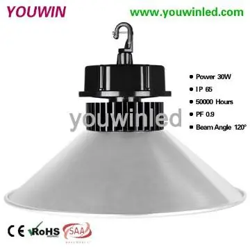 shenzhen factory meanwell saa ce rohs 30watt led high bay light