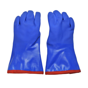 Winterliner-Hochleistungs-PVC-beschichtete chemische Handschuhe