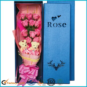 Die-cutting Cardboard Flower Box Box For Rose