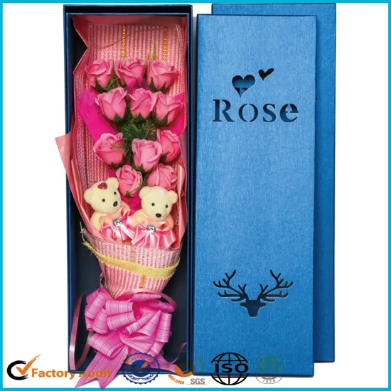 Die-cutting Cardboard Flower Box Box For Rose