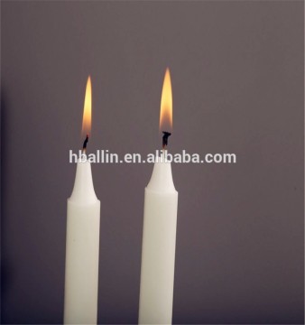 100% wax stick candle of white candle