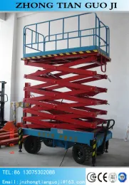 Portable mobile hydraulic scissor lift platform for selling