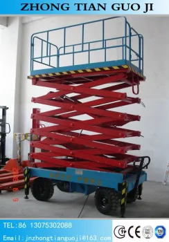 Portable mobile hydraulic scissor lift platform for selling