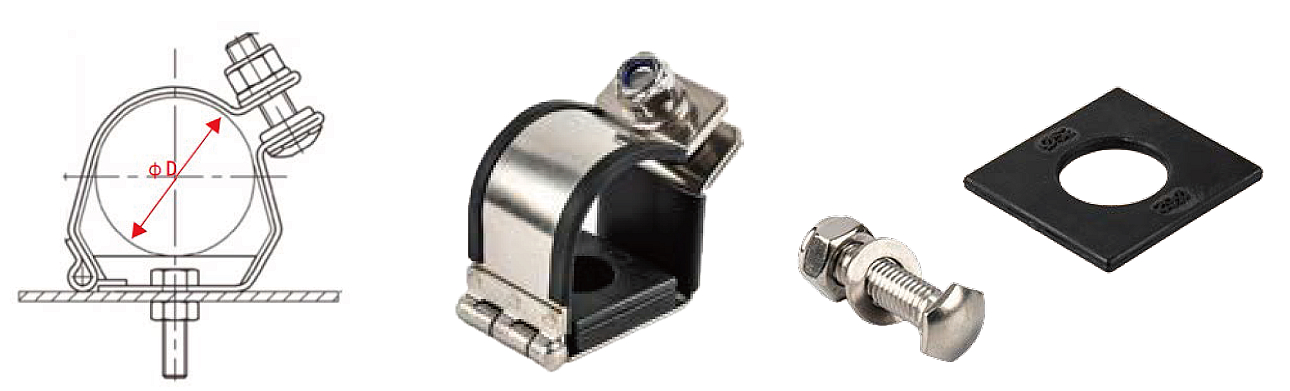 Single Cable Cleats