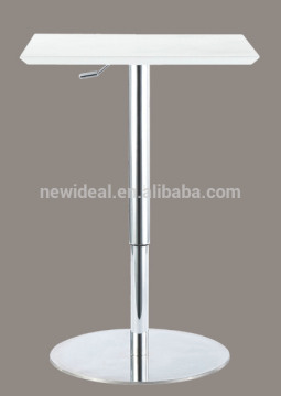 Good sale Square height adjustable MDF bar table ( NH2608)