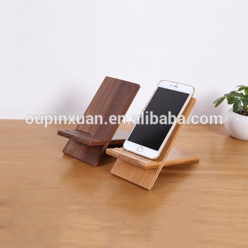 Accesorios para el hogar totalmente naturales y de alta calidad, accesorio para teléfono de escritorio accesorio extraíble para teléfono móvil de bambú
